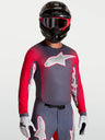 Alpinestars Supertech Hiten AFD Jersey - Graystone/Rot Fluo/Helllila