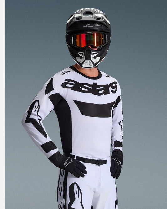 Maillot Alpinestars Racer Riway - Blanc/Noir