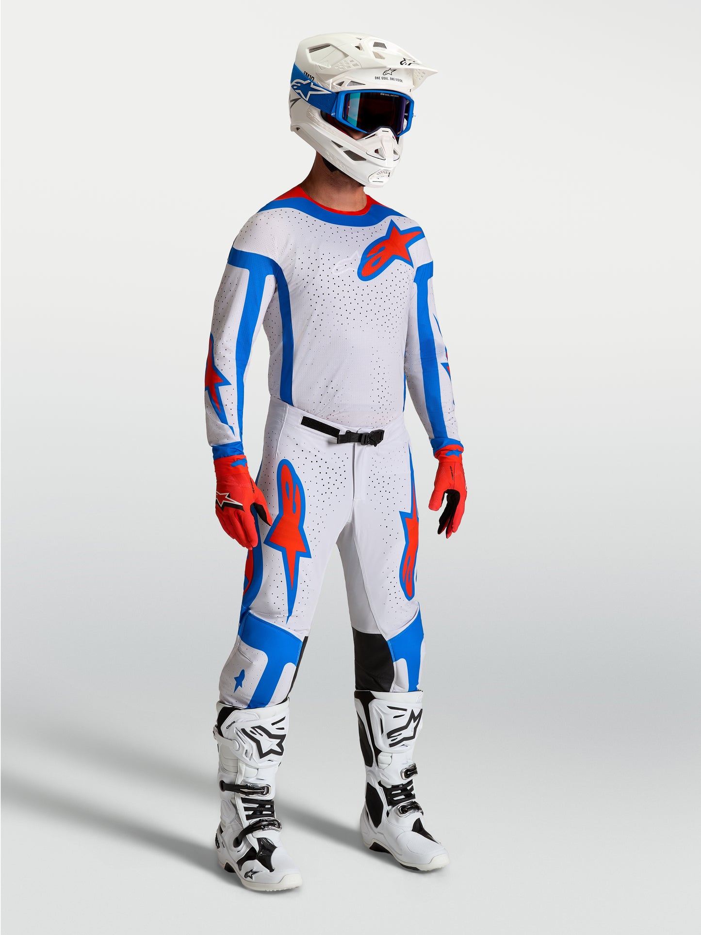Alpinestars Supertech Vesta Jersey - Helllila/Cardinal Rot
