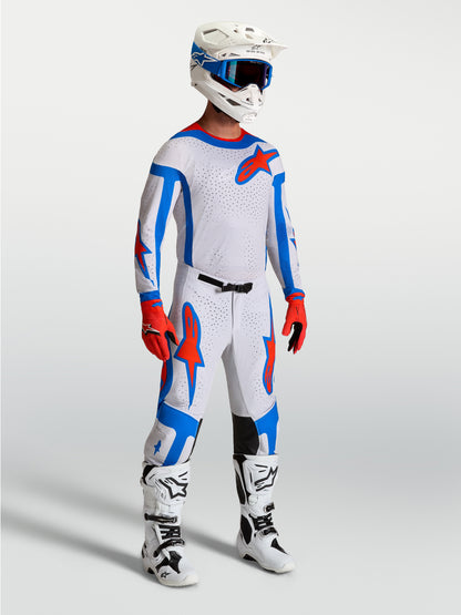 Alpinestars Supertech Vesta Jersey - Helllila/Cardinal Rot