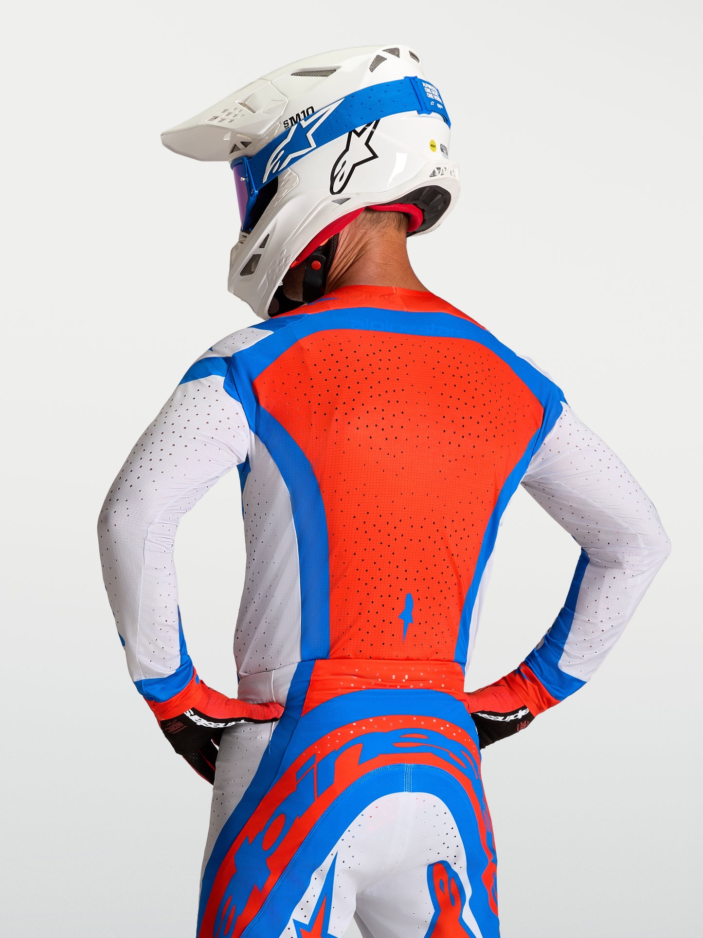 Alpinestars Supertech Vesta Jersey - Helllila/Cardinal Rot