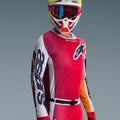 Maglia Alpinestars Racer Portl - Rosso/Grigio chiaro/Grigio scuro