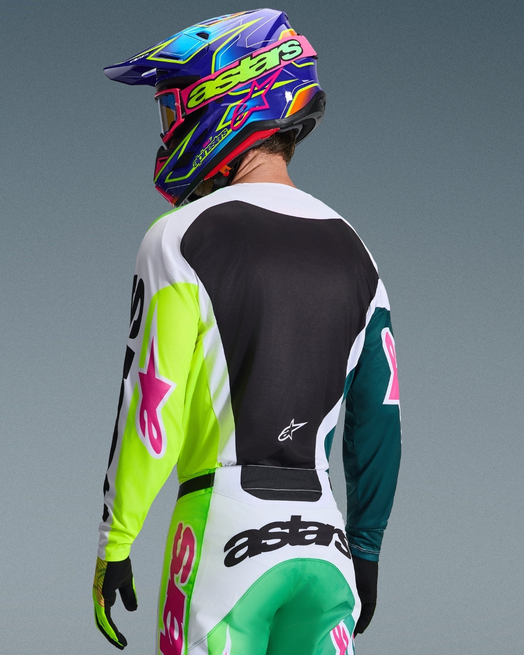 Maillot Alpinestars Racer Portl - Vert/Blanc/Noir