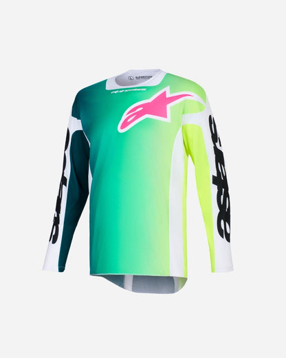 Maillot Alpinestars Racer Portl - Vert/Blanc/Noir