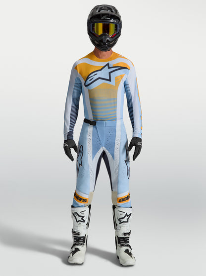 Alpinestars Techstar Maven Jersey - Dust Blue/Tangerine/Black