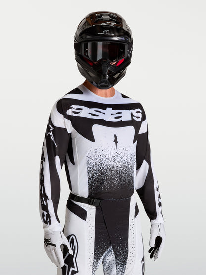 Maillot Alpinestars Techstar Swan - Blanc/Noir