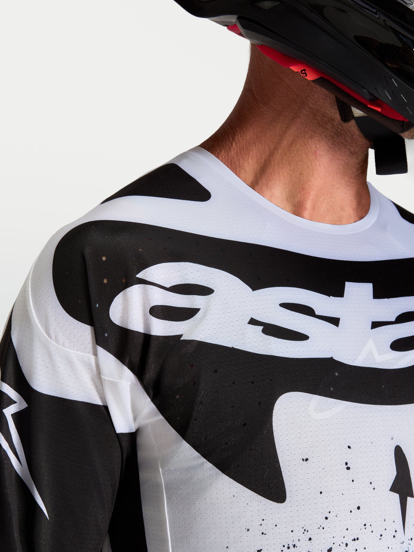 Maillot Alpinestars Techstar Swan - Blanc/Noir