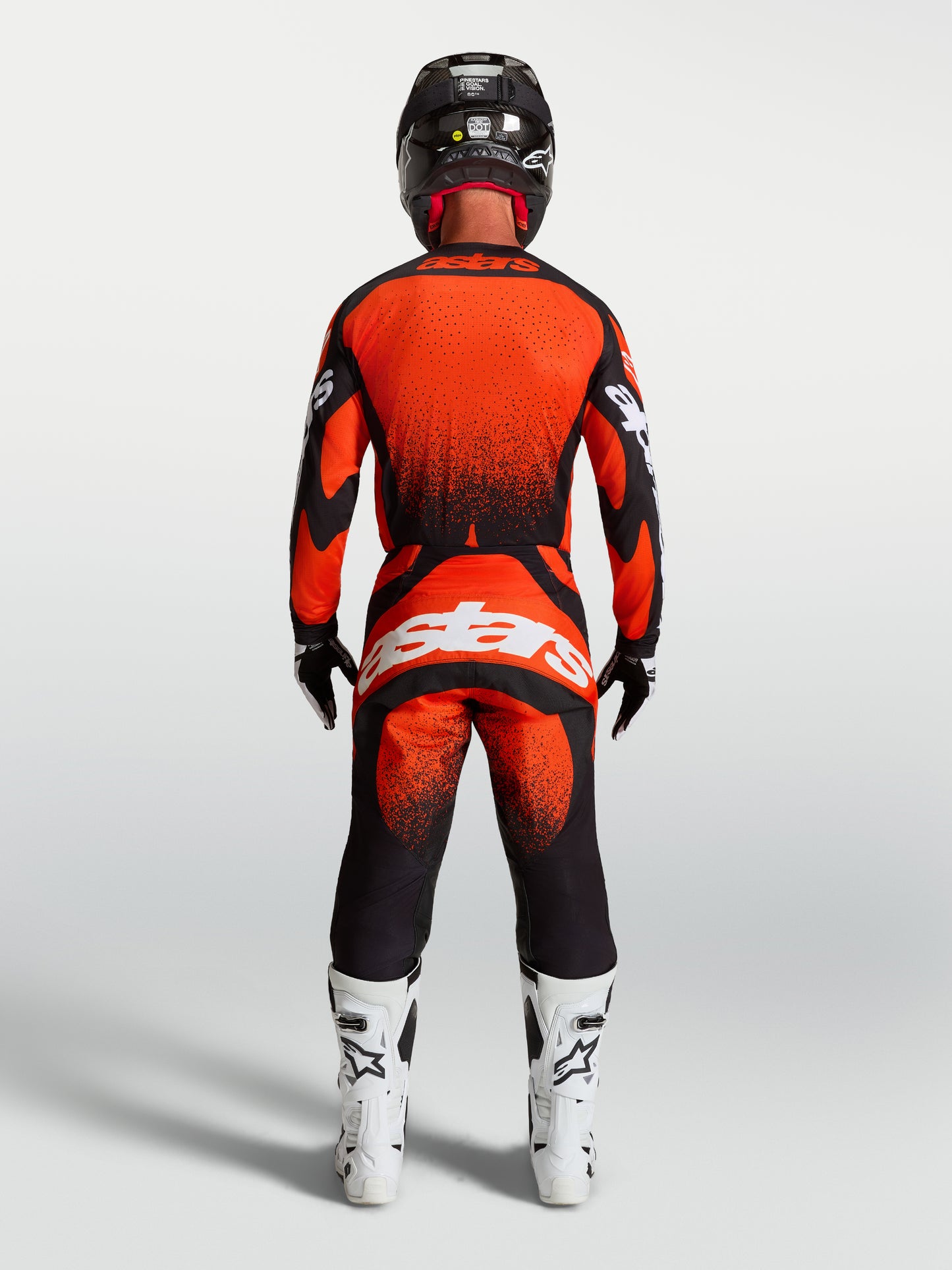 Alpinestars Techstar Swan Jersey - Cardinal Red/Black/White
