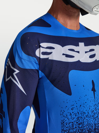 Alpinestars Techstar Swan Jersey - UCLA Blue/Deep Blue