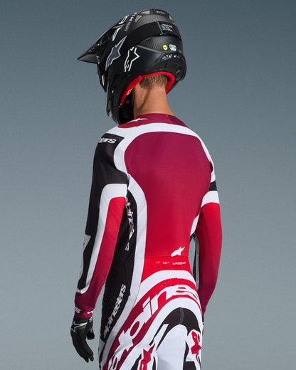 Maillot Alpinestars Supertech Afd Vista - Noir/Rouge/Blanc