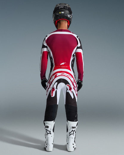 Maillot Alpinestars Supertech Afd Vista - Noir/Rouge/Blanc