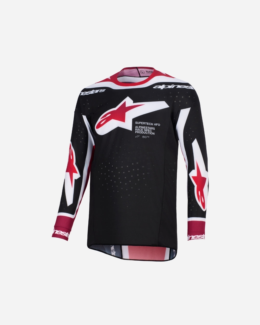 Maillot Alpinestars Supertech Afd Vista - Noir/Rouge/Blanc