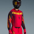 Alpinestars Supertech Scenz Jersey – Rot/Schwarz/Gelb