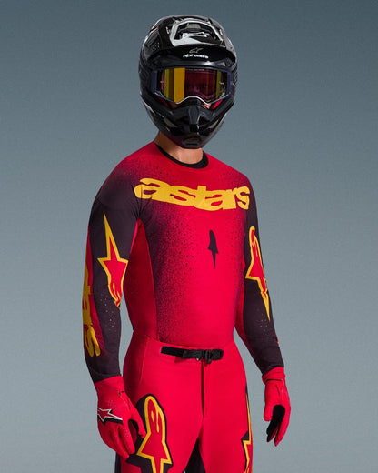 Maillot Alpinestars Supertech Scenz - Rouge/Noir/Jaune