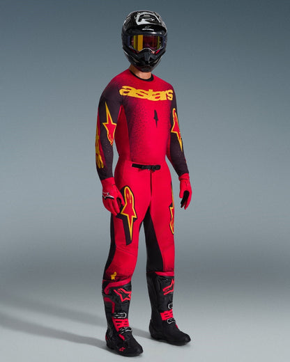 Maillot Alpinestars Supertech Scenz - Rouge/Noir/Jaune