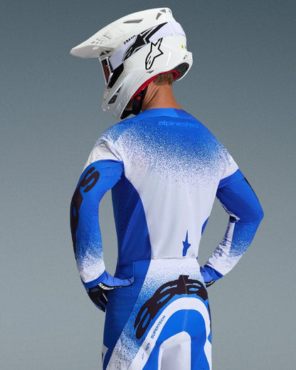 Maillot Alpinestars Supertech Scenz - Bleu UCLA/Blanc