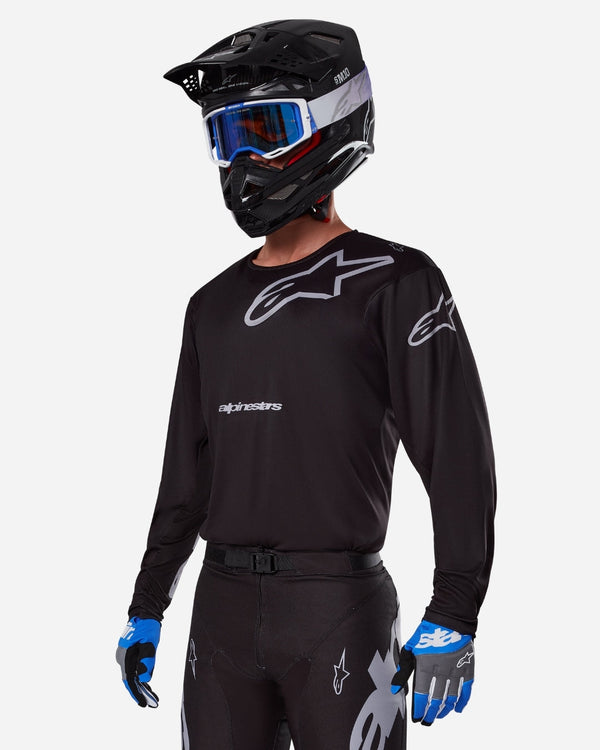 Maillot Alpinestars Racer Graphite - Noir/Gris