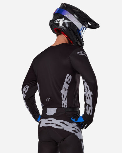 Maillot Alpinestars Racer Graphite - Noir/Gris