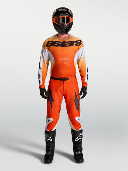Maillot Alpinestars Racer Amber - Rouge cardinal/Lilas clair/Noir