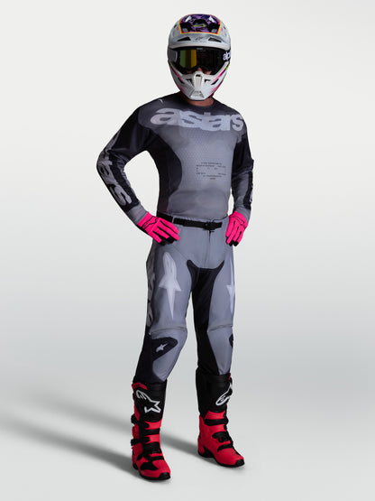 Maillot Alpinestars Racer Amber - Gris pierre/Gris froid/Lilas clair