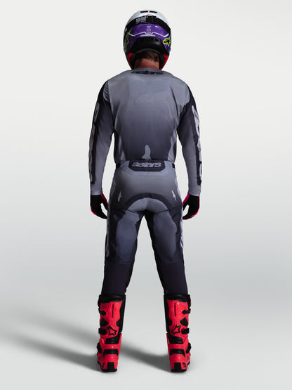 Maillot Alpinestars Racer Amber - Gris pierre/Gris froid/Lilas clair