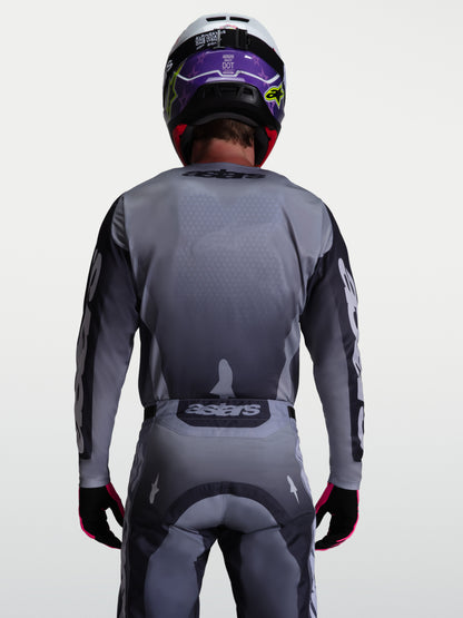 Maillot Alpinestars Racer Amber - Gris pierre/Gris froid/Lilas clair