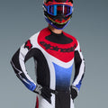 Maillot Alpinestars Techstar Knif - Noir/Blanc/Rouge