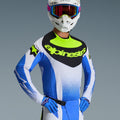 Maillot Alpinestars Techstar Knif - Bleu UCLA/Noir/Jaune Fluo