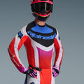 Maillot Alpinestars Techstar Knif - Gris clair/Orange Fluo/Noir