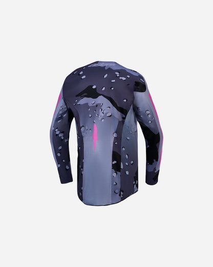 Maillot Alpinestars Racer Lone - Camo gris/Violet