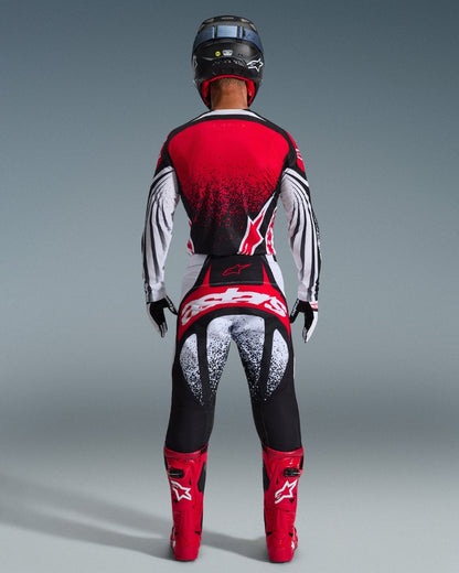 Maillot Alpinestars Techstar Nomur - Noir/Blanc/Rouge