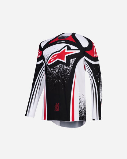 Maillot Alpinestars Techstar Nomur - Noir/Blanc/Rouge