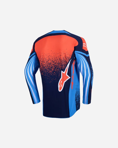 Maillot Alpinestars Techstar Nomur - Marine foncé/Bleu UCLA/Orange