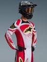 Maillot Alpinestars Techstar Nomur - Gris clair/Rouge/Noir