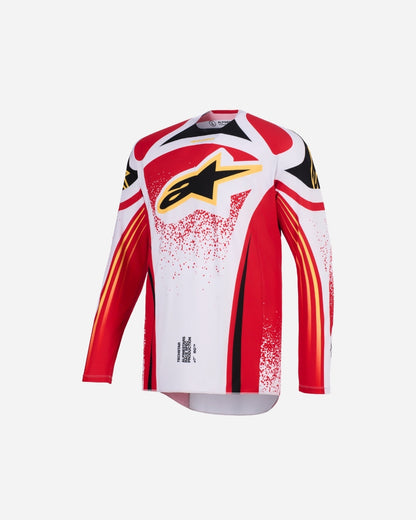 Maillot Alpinestars Techstar Nomur - Gris clair/Rouge/Noir