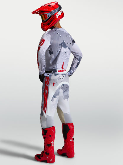 Alpinestars Racer Amber Jersey - Kardinalrot/Helllila/Schwarz