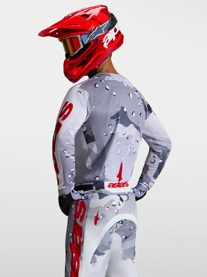 Alpinestars Racer Amber Jersey - Kardinalrot/Helllila/Schwarz