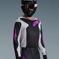 Maillot Alpinestars Fluid Grid - Noir/Gris clair/Violet