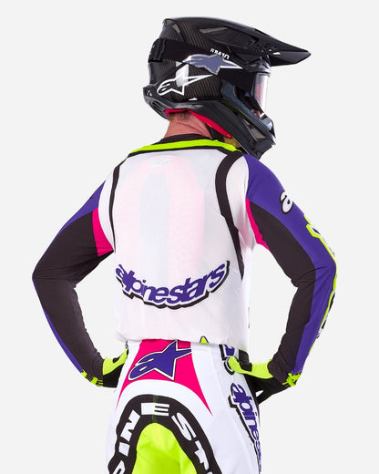 Maillot Alpinestars Supertech Sx Dirt - Blanc