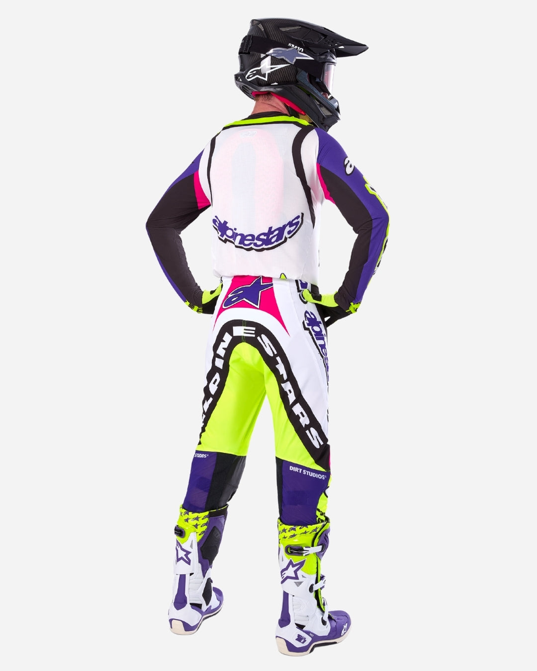 Maillot Alpinestars Supertech Sx Dirt - Blanc