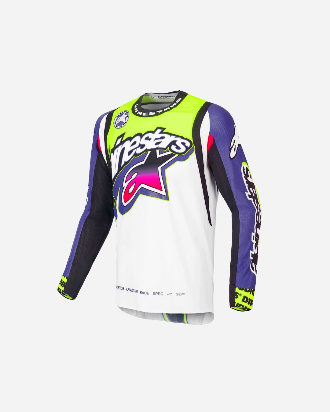 Maillot Alpinestars Supertech Sx Dirt - Blanc