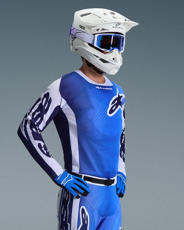Maillot Alpinestars Racer Air Portl - Bleu UCLA/Blanc