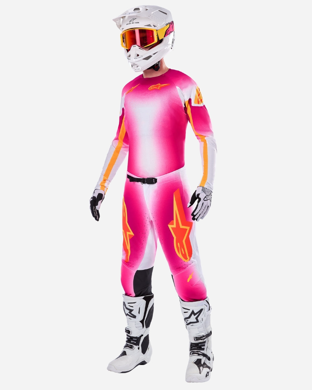 Maillot Alpinestars Supertech Sx Mig - Rose