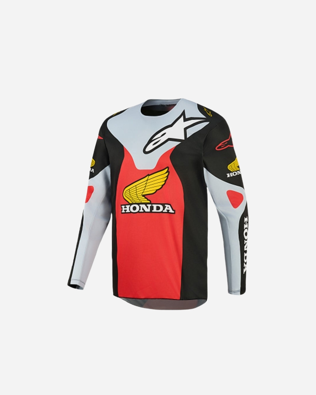 Maillot Alpinestars Honda Racer Veil - Noir/Gris/Rouge