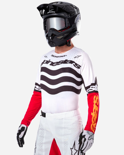 Maillot Alpinestars Techstar Deep - Blanc
