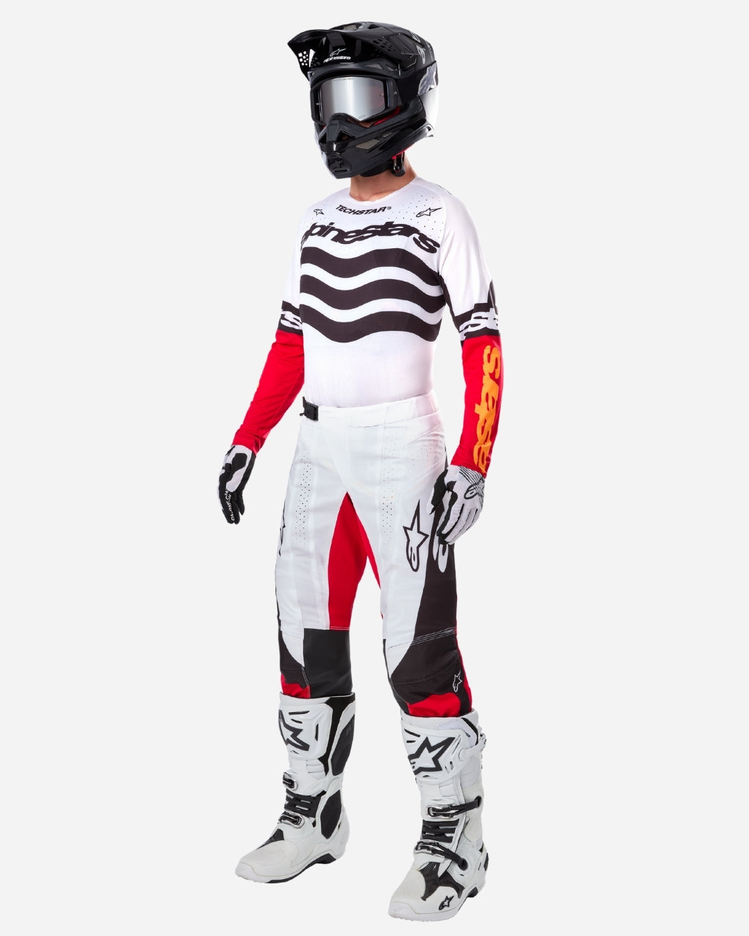 Maillot Alpinestars Techstar Deep - Blanc