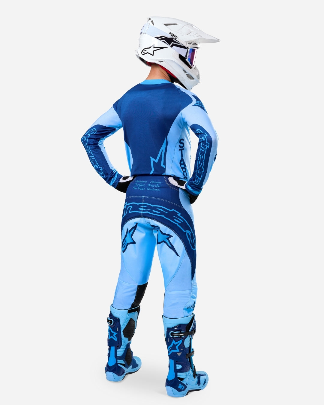 Maillot Alpinestars Techstar Édition Limitée Steeler - Bleu Clair/Saphir