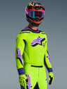Maillot Alpinestars Supertech Vista - Jaune soufre/Magenta/Vert foncé