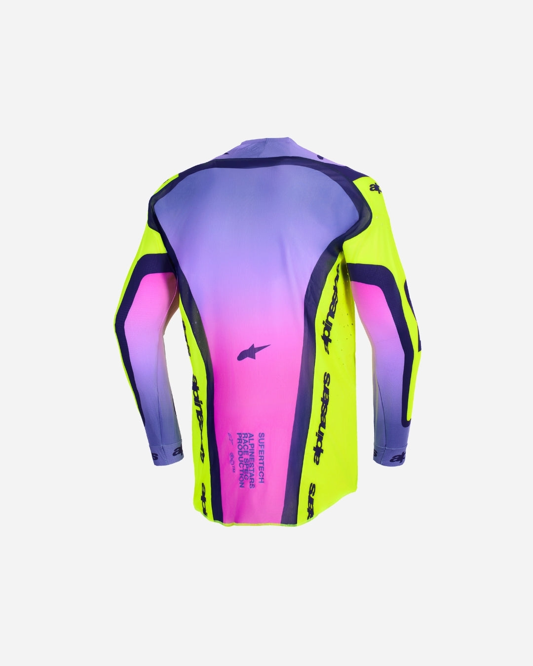 Maillot Alpinestars Supertech Vista - Jaune soufre/Magenta/Vert foncé