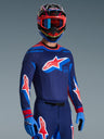 Maillot Alpinestars Supertech Vista - Marine foncé/Corail vif/Cobalt